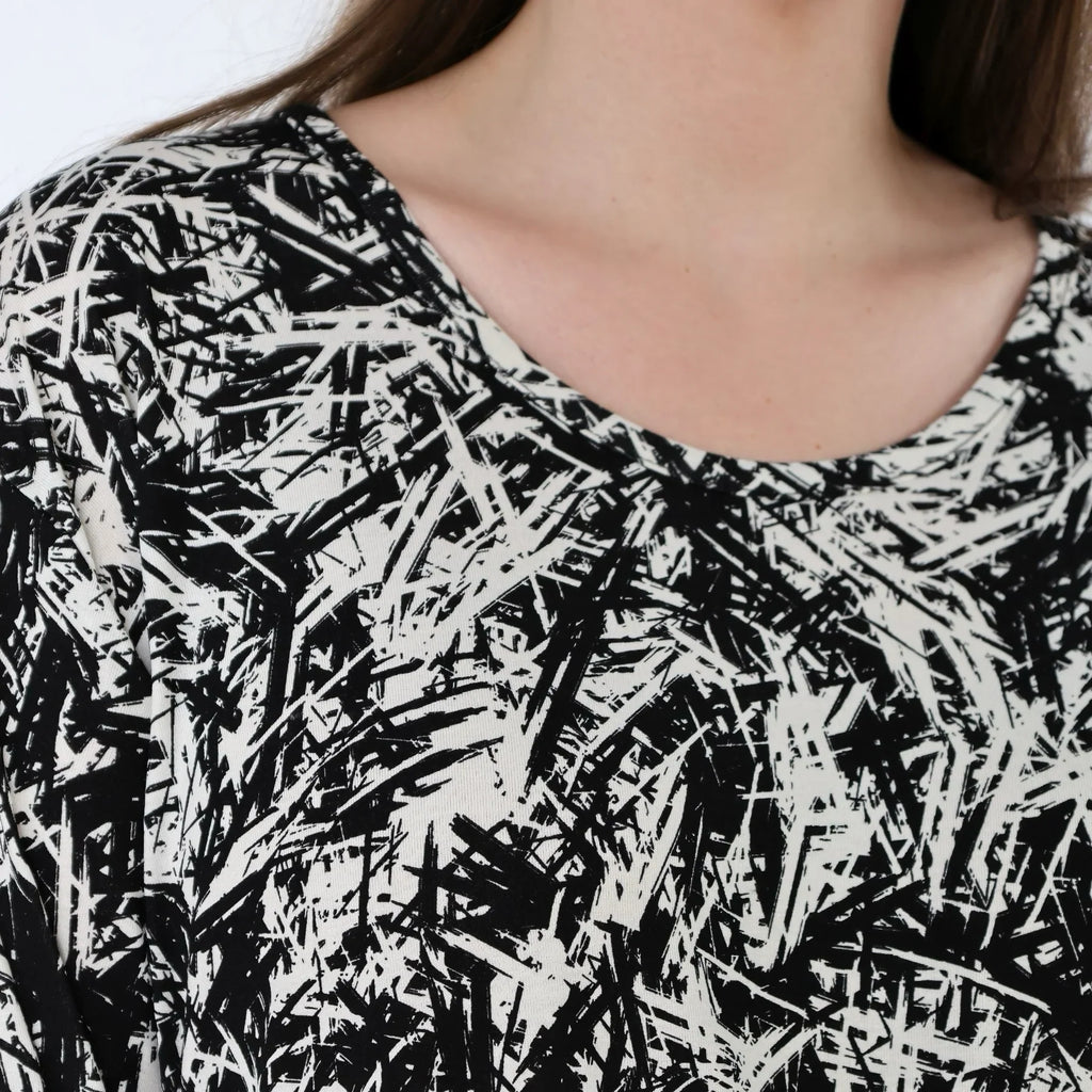 AKH Fashion 1892 Chemise, Noir-Blanc