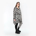 AKH Fashion 3371 Grand T-shirt, Noir-Blanc