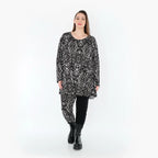 AKH Fashion 1892 Chemise, Noir et Blanc