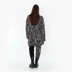 AKH Fashion 1892 Chemise, Noir et Blanc
