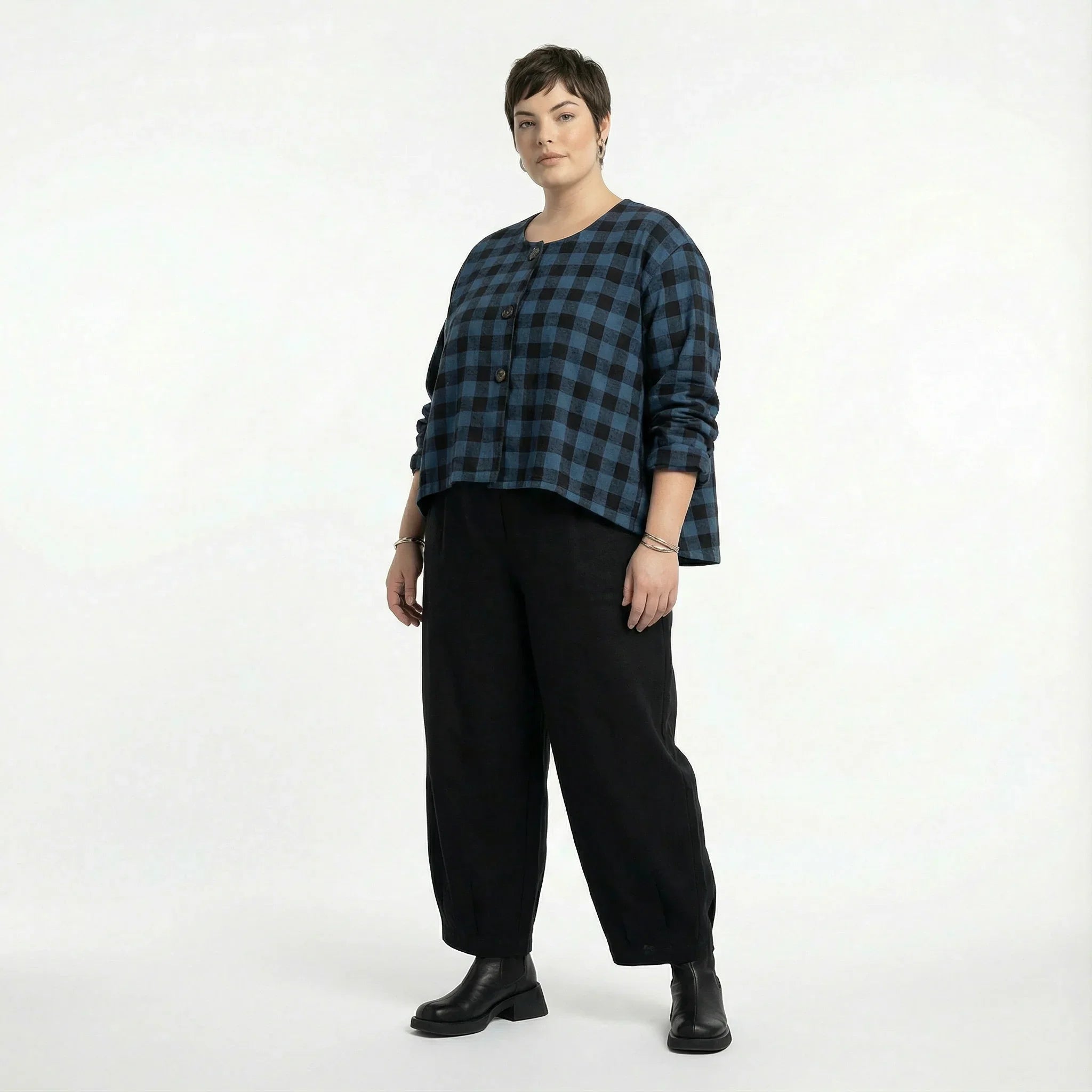 AKH Fashion 130 Jacket, Blue-Black