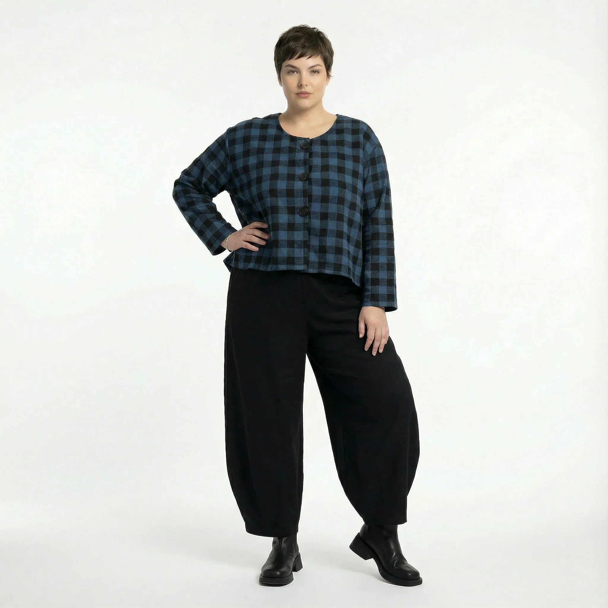 AKH Fashion 130 Jacket, Blue-Black