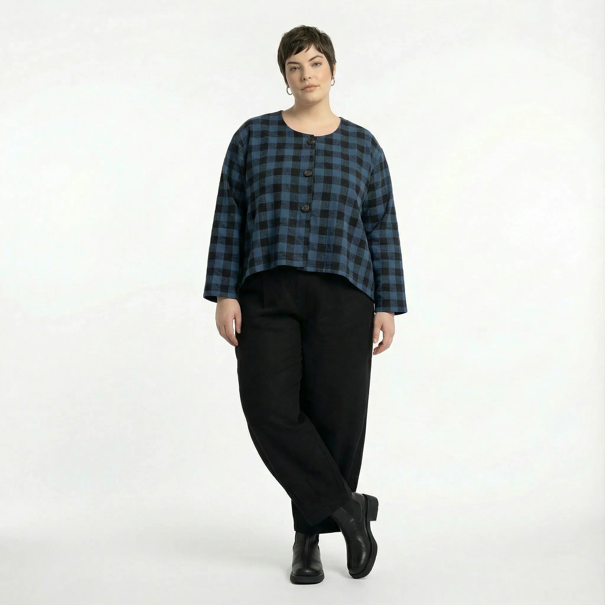 AKH Fashion 130 Jacket, Blue-Black