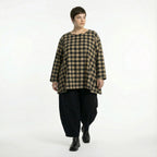 AKH Fashion 593 Grand T-shirt, sable-noir