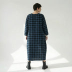 AKH Fashion 1926 Dress, Blue-Black