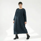 AKH Fashion 1926 Dress, Blue-Black