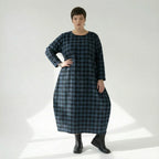 AKH Fashion 1926 Dress, Blue-Black