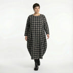 AKH Fashion 1926 Robe, gris-noir