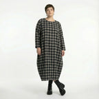 AKH Fashion 1926 Robe, gris-noir