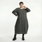 AKH Fashion 1926 Robe, gris-noir
