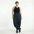 AKH Fashion 8069 Pantalon, Bleu-Noir