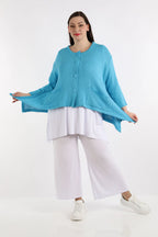 AKH 118 Jacket, Turquoise Blue