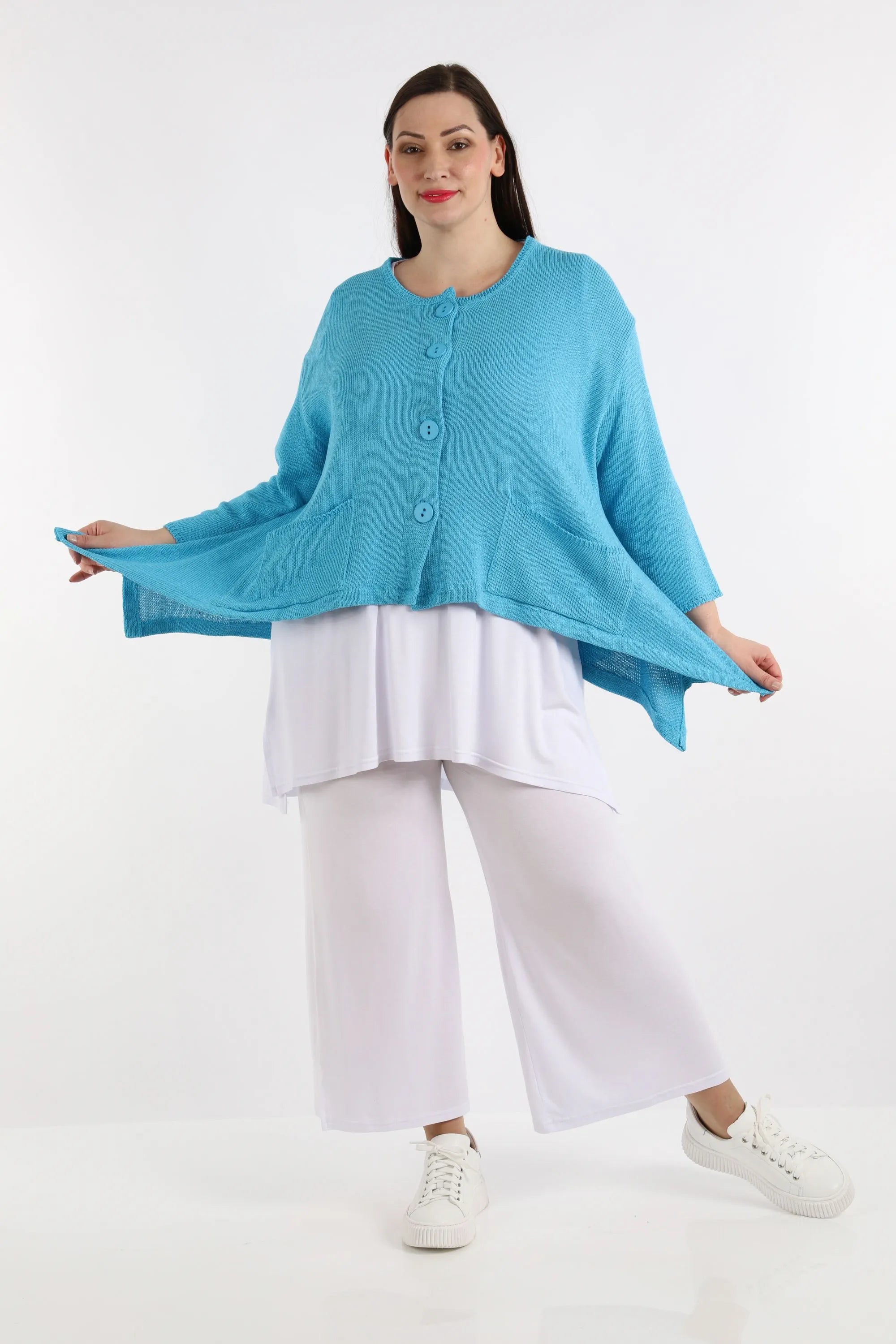 AKH 118 Jacket, Turquoise Blue