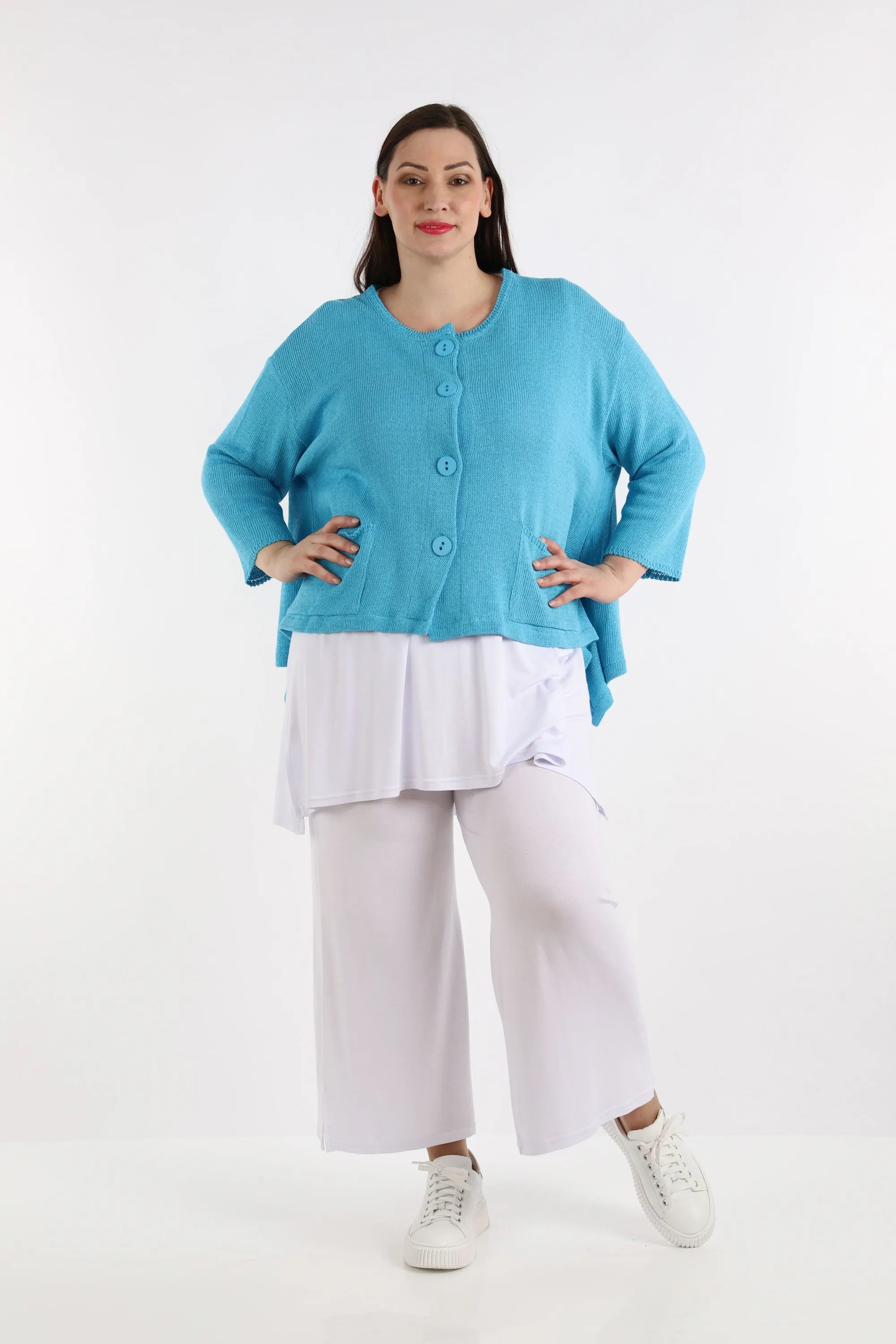 AKH 118 Jacket, Turquoise Blue
