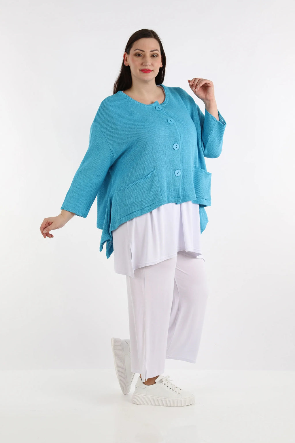 AKH 118 Jacket, Turquoise Blue