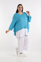 AKH 118 Jacket, Turquoise Blue