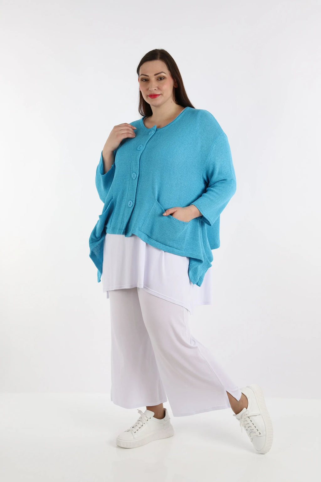 AKH 118 Jacket, Turquoise Blue