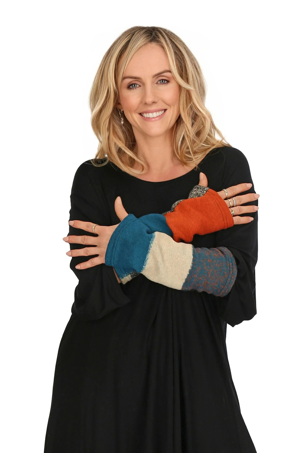 Manchettes AKH 0026, crème pétrole rouille