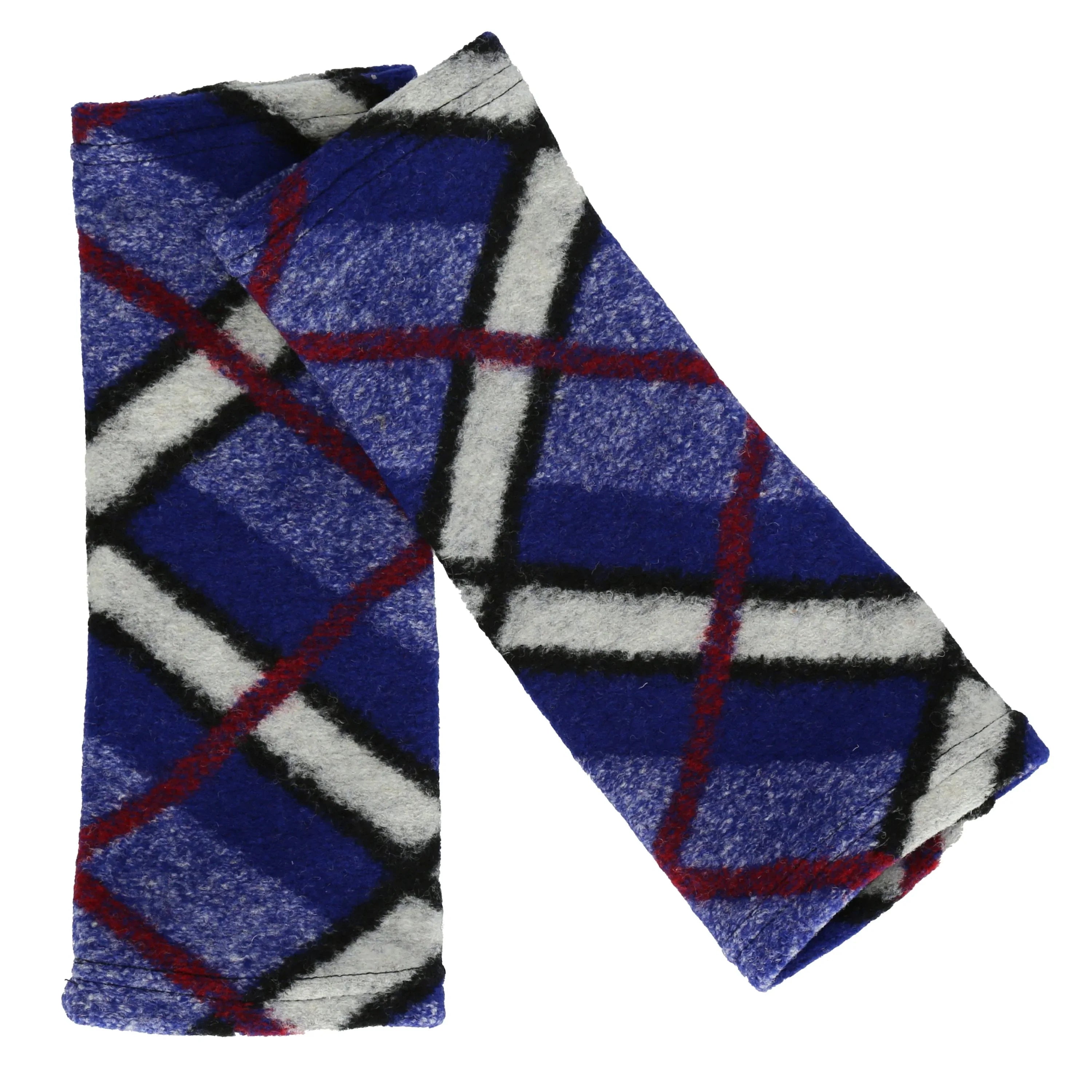 AKH 0026 Leg warmers, blue-cream