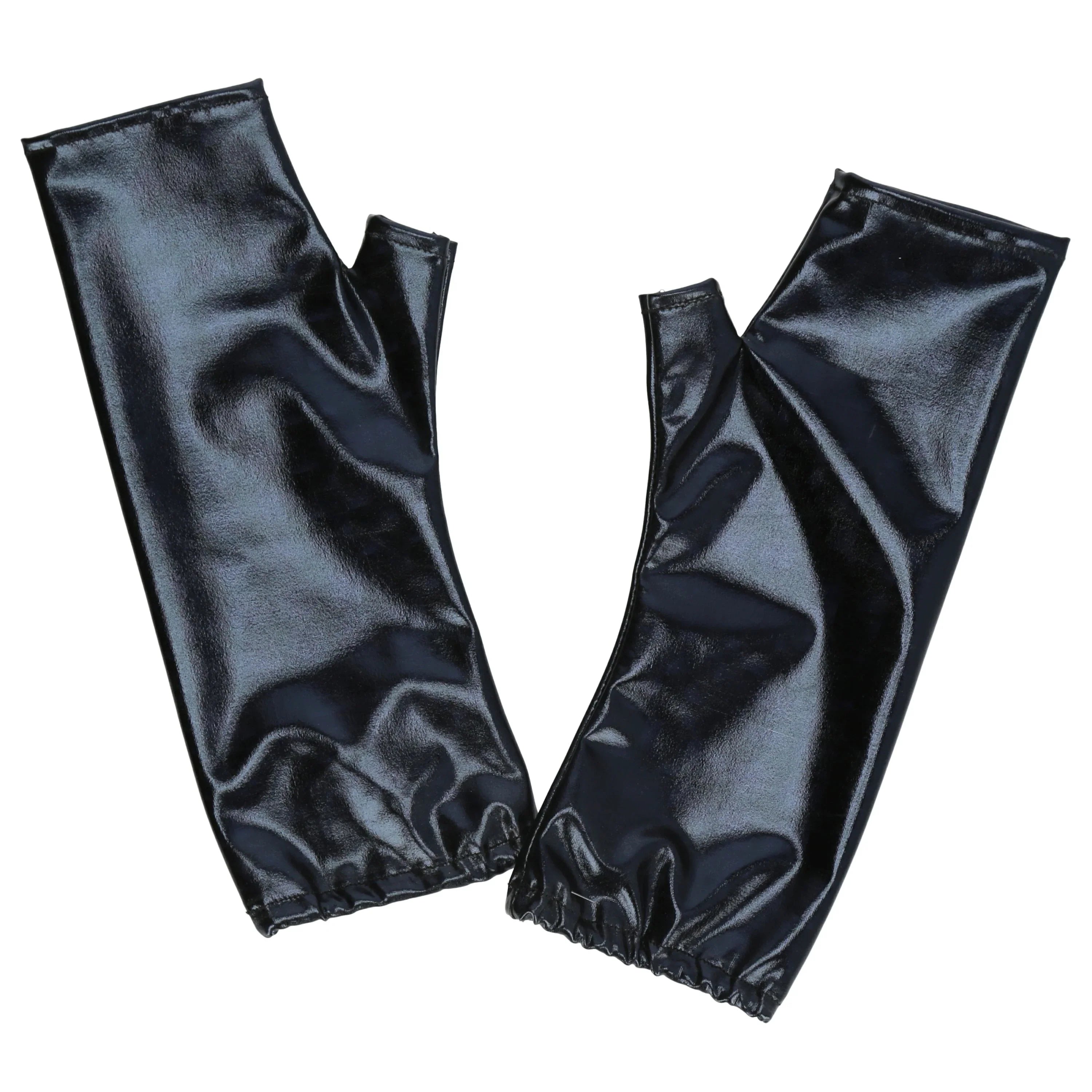 AKH 0026 Leg warmers, black metallic