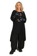 AKH 0026 Leg warmers, black metallic
