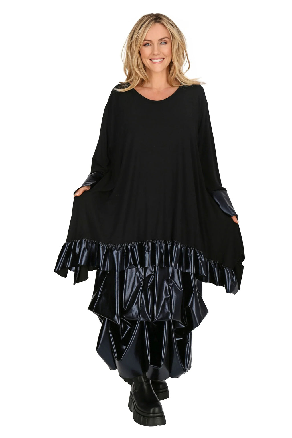AKH 1019 Shirt, Black Metallic