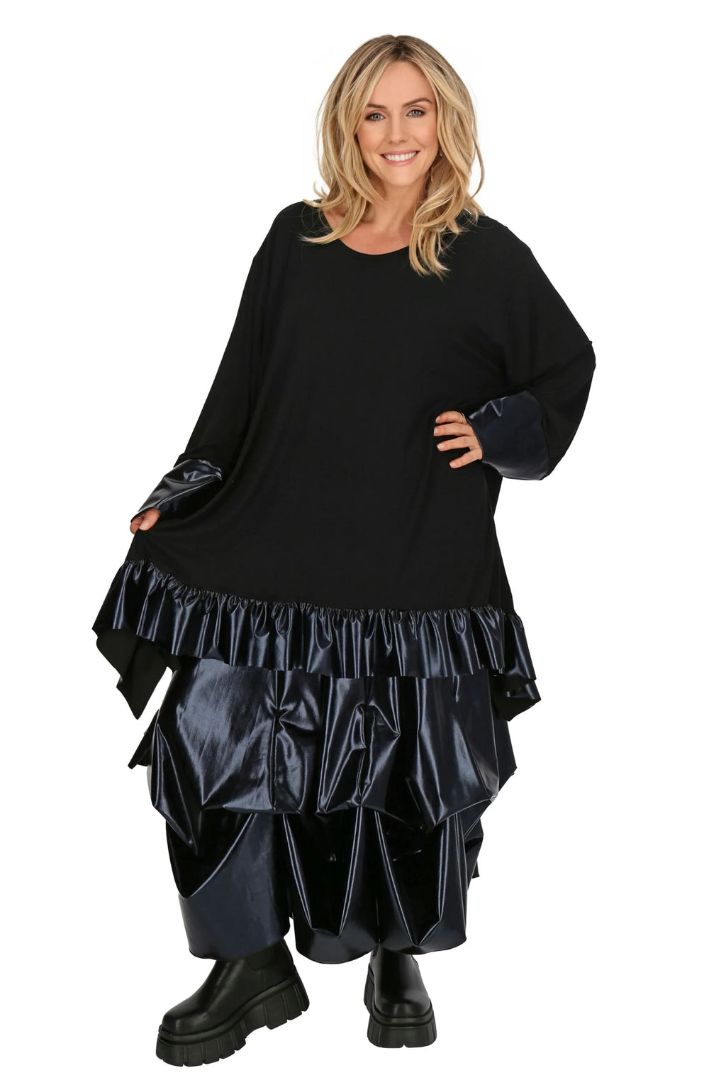 AKH 1019 Shirt, Black Metallic