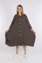 AKH 5554 Jacket, Navy Blue-Cognac