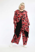 AKH Fashion Jacke 6070 Sarai, Rot/Schwarz
