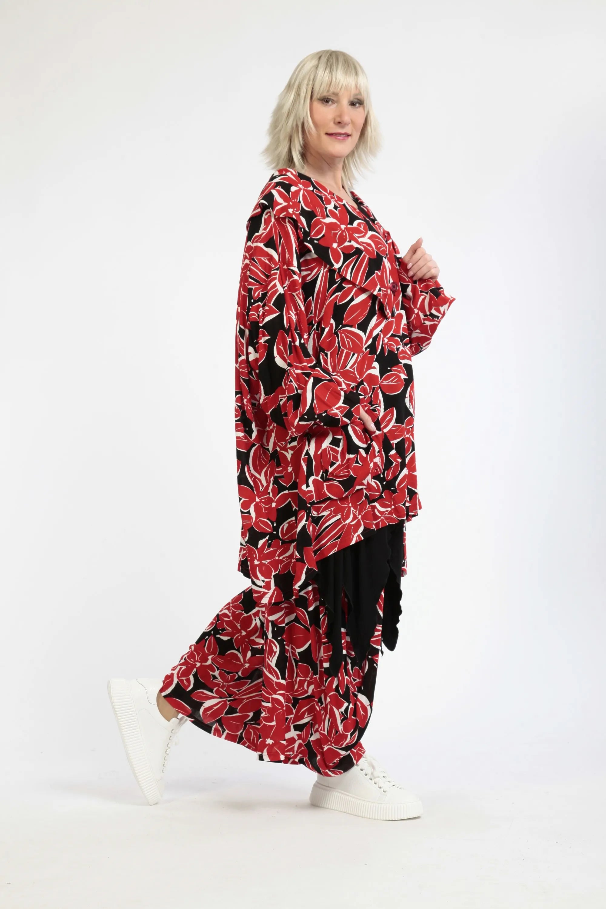 AKH 6070 Jacket, Red-Black