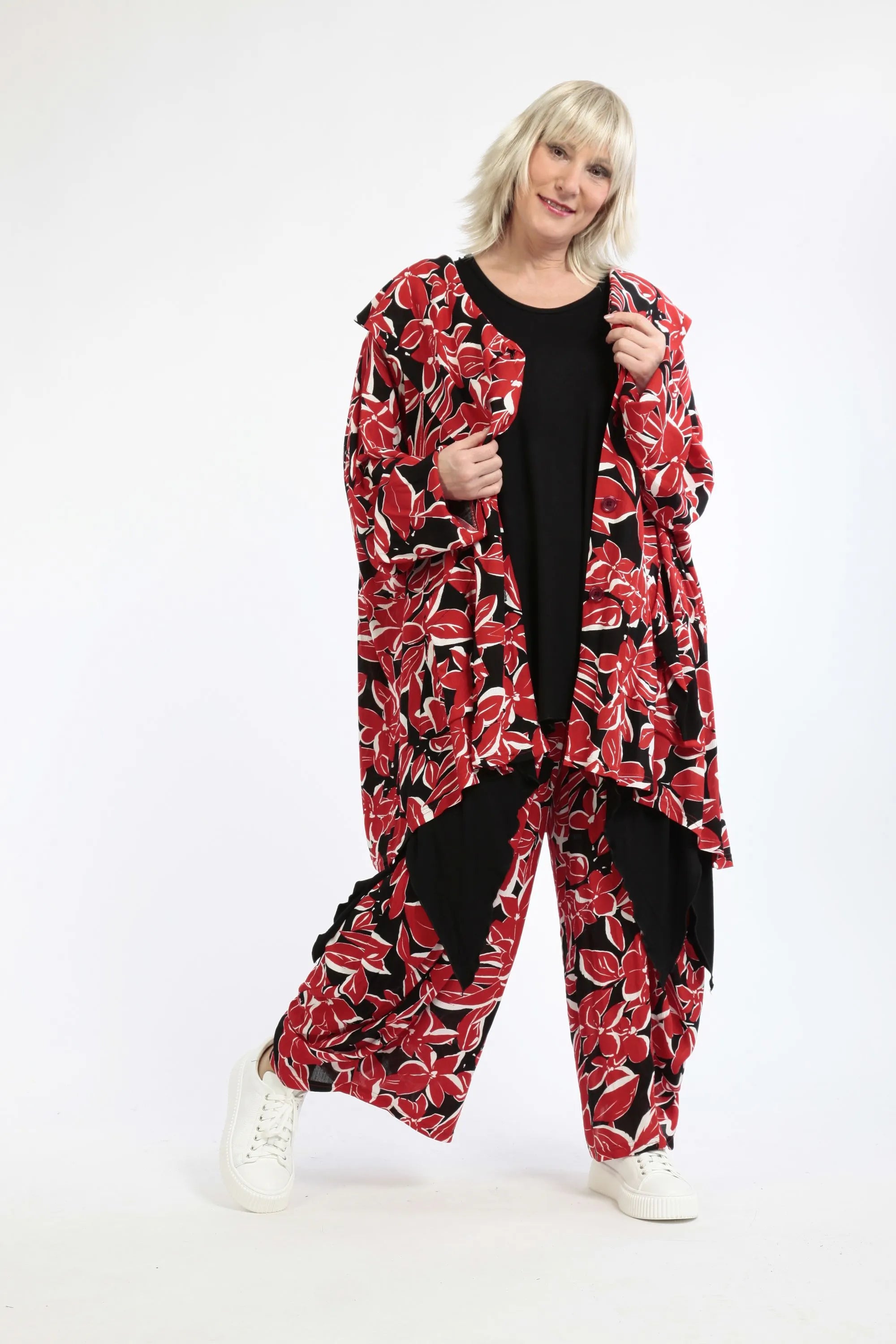 AKH 6070 Jacket, Red-Black