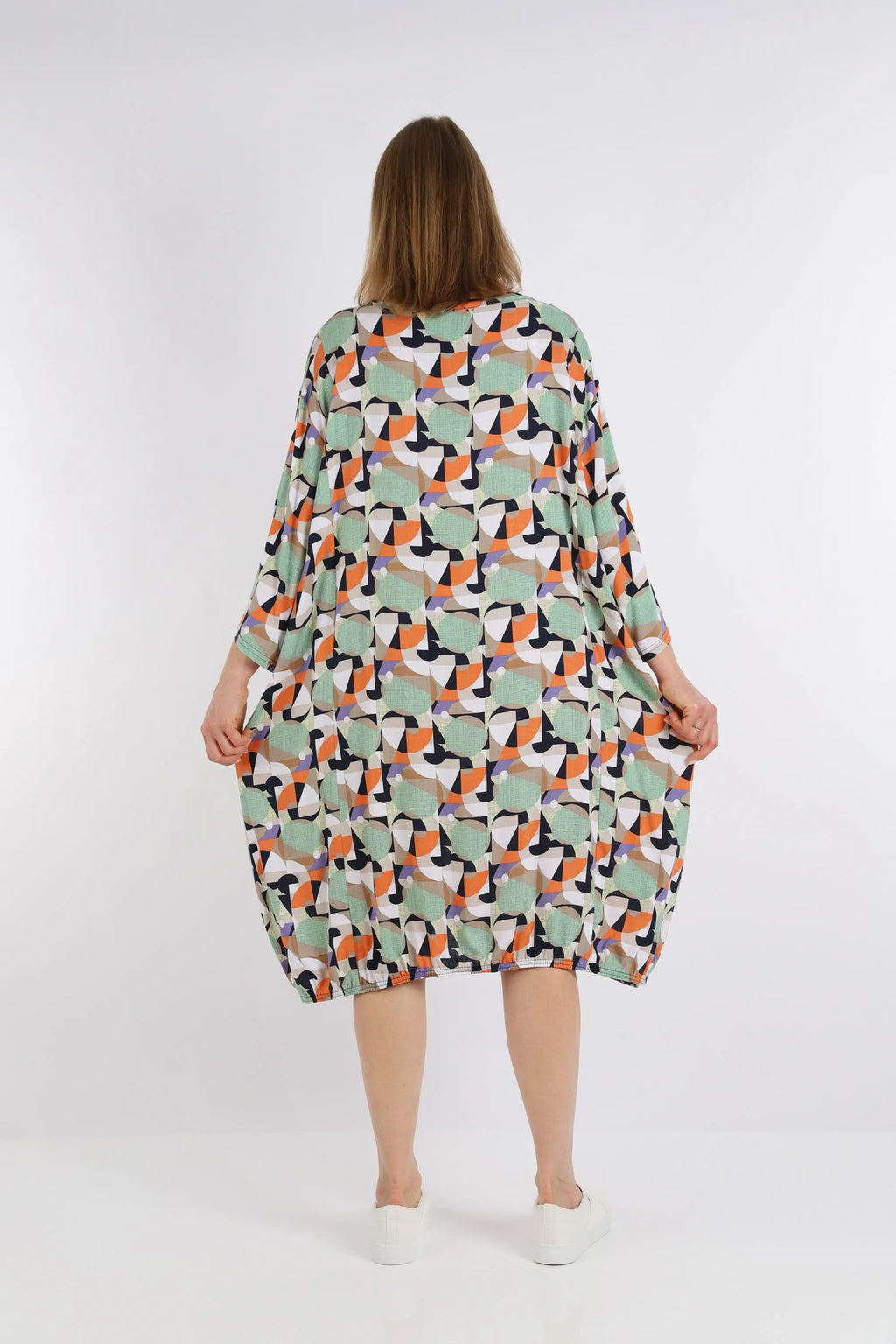 AKH Fashion Kleid 6840 Hinata, Lime/Grün/Orange