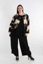 AKH Fashion Jacke 130 Gita, Schwarz/Beige