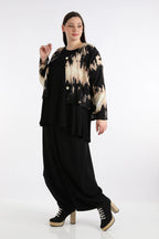 AKH Fashion Jacke 130 Gita, Schwarz/Beige