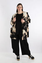 AKH Fashion Jacke 6070 Gita, Schwarz/Beige