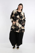 AKH Fashion Jacke 6070 Gita, Schwarz/Beige