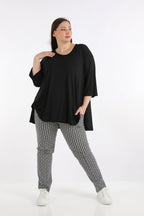 AKH Fashion Hose 2608 Maybe, Schwarz/Weiß