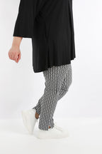 AKH Fashion Hose 6229 Maybe, Schwarz/Weiß