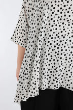 AKH 593 Big Shirt, White-Black