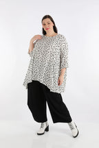 AKH 593 Big Shirt, White-Black