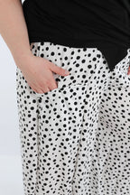 AKH Fashion Hose 8069 Chally, Weiß/Schwarz