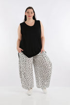 AKH Fashion Hose 8069 Chally, Weiß/Schwarz
