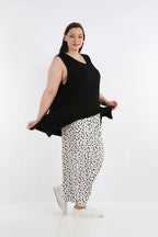 AKH Fashion Hose 8069 Chally, Weiß/Schwarz