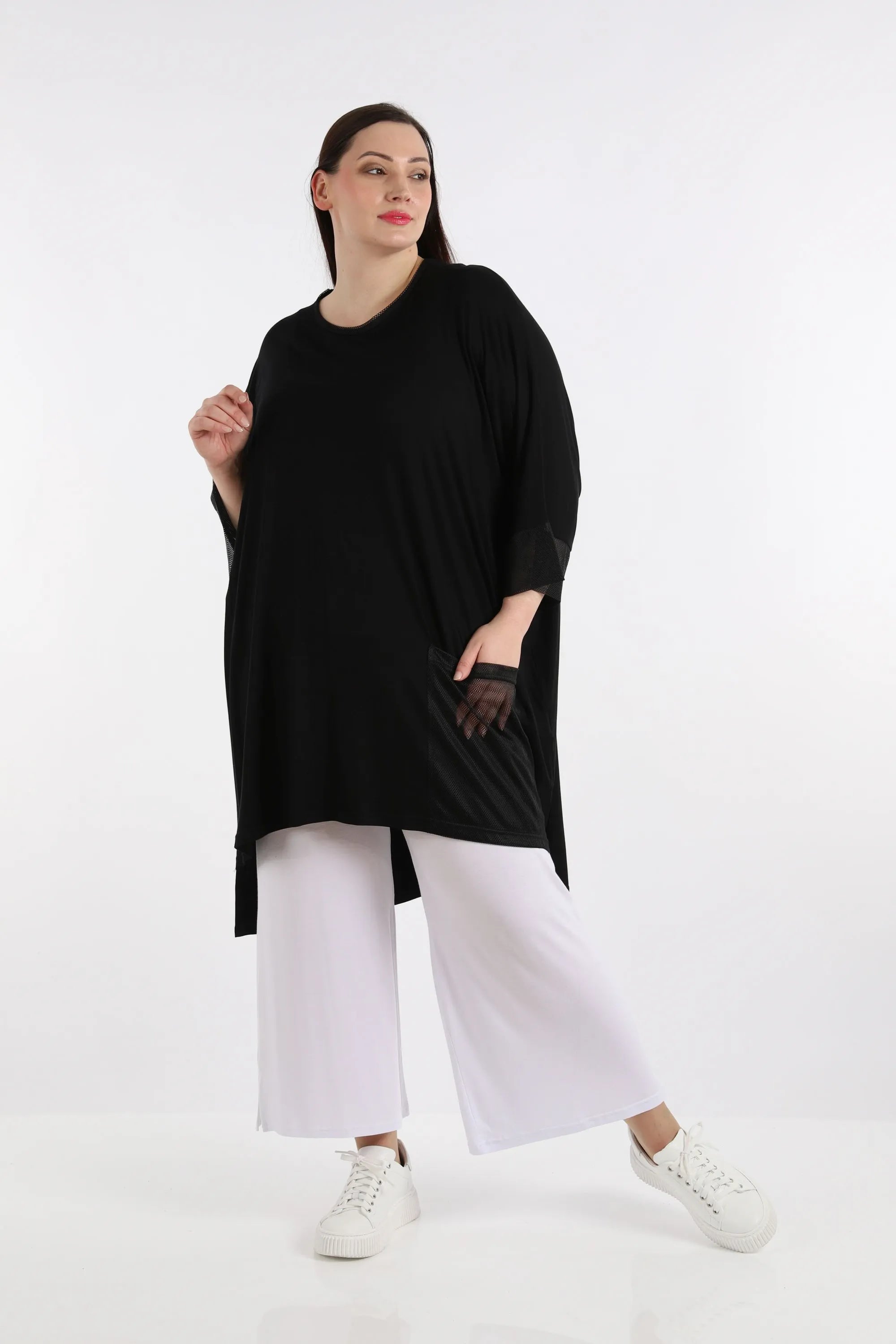 AKH 6925 Big Shirt, Black