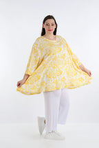 AKH 593 Big Shirt, Gelb-Weiß