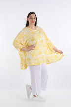 AKH 593 Big Shirt, Gelb-Weiß