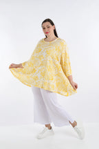 AKH 593 Big Shirt, Gelb-Weiß