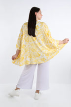 AKH 593 Big Shirt, Gelb-Weiß