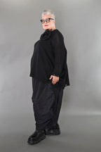 Chemise AKH Premium 2535 grande taille, noire