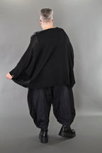 Chemise AKH Premium 2535 grande taille, noire